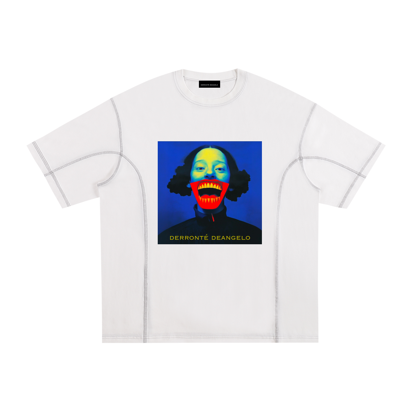 Screaming Contrast-Stitched T-Shirt