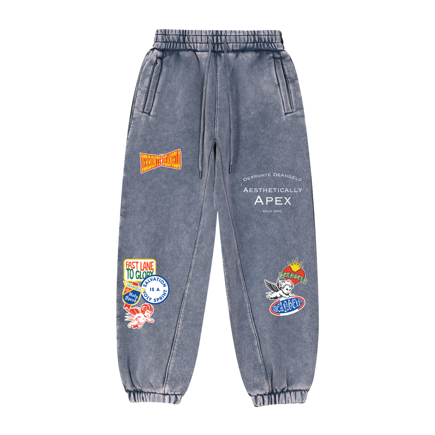 Patchwork Jogger Sweatpants