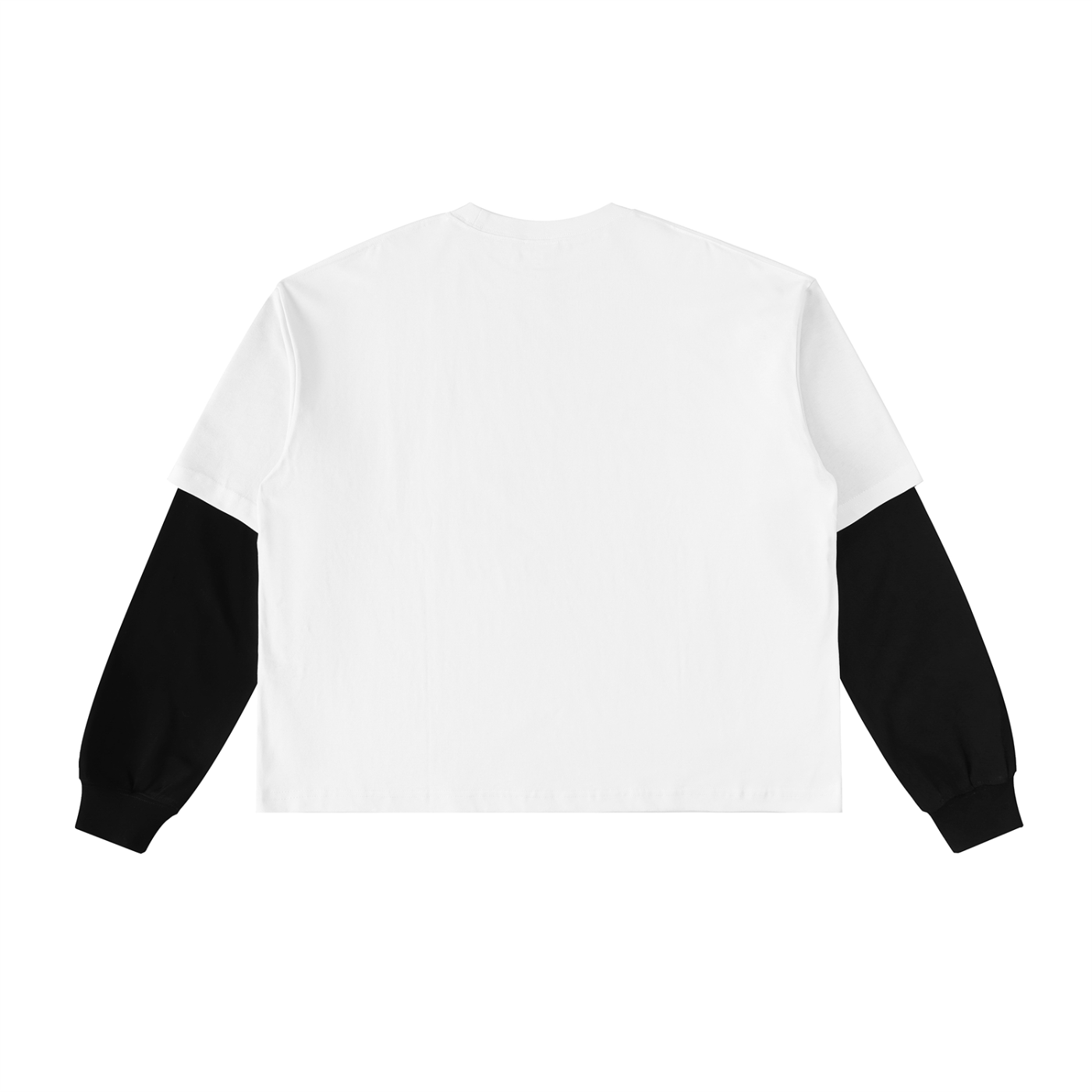 Graffiti Contrast Sleeve T-Shirt