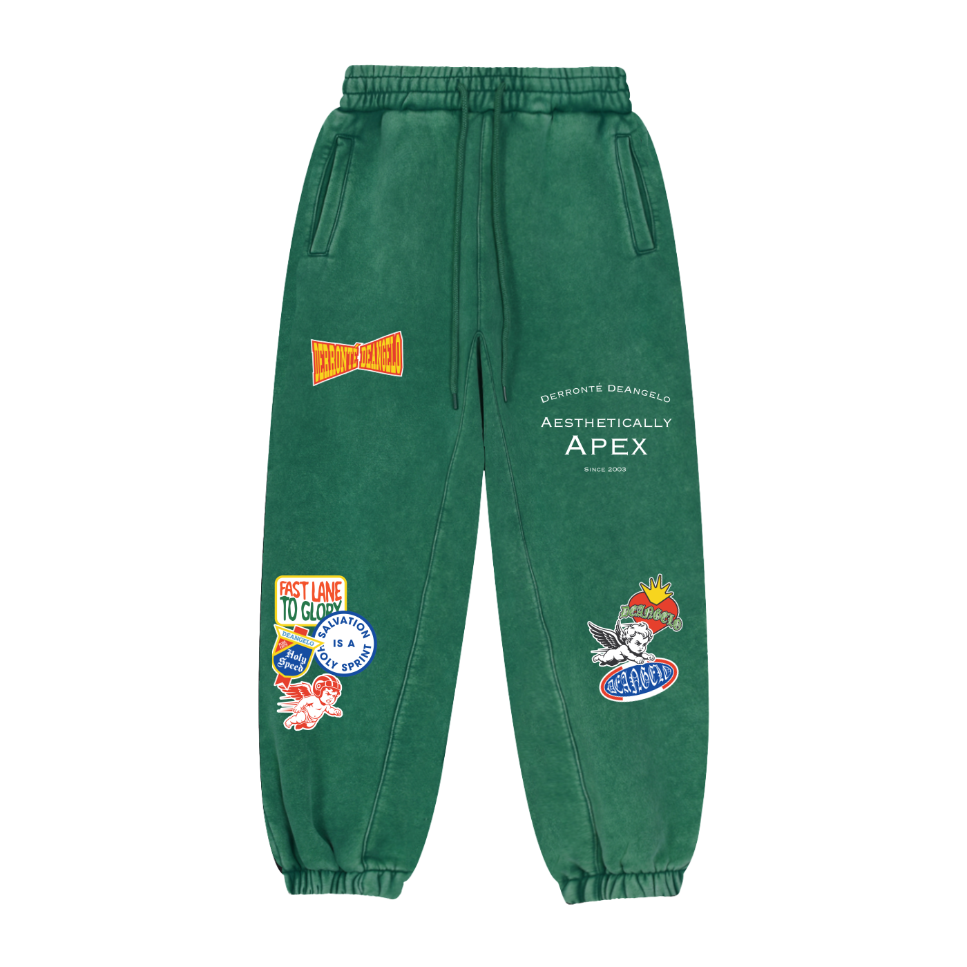 Patchwork Jogger Sweatpants