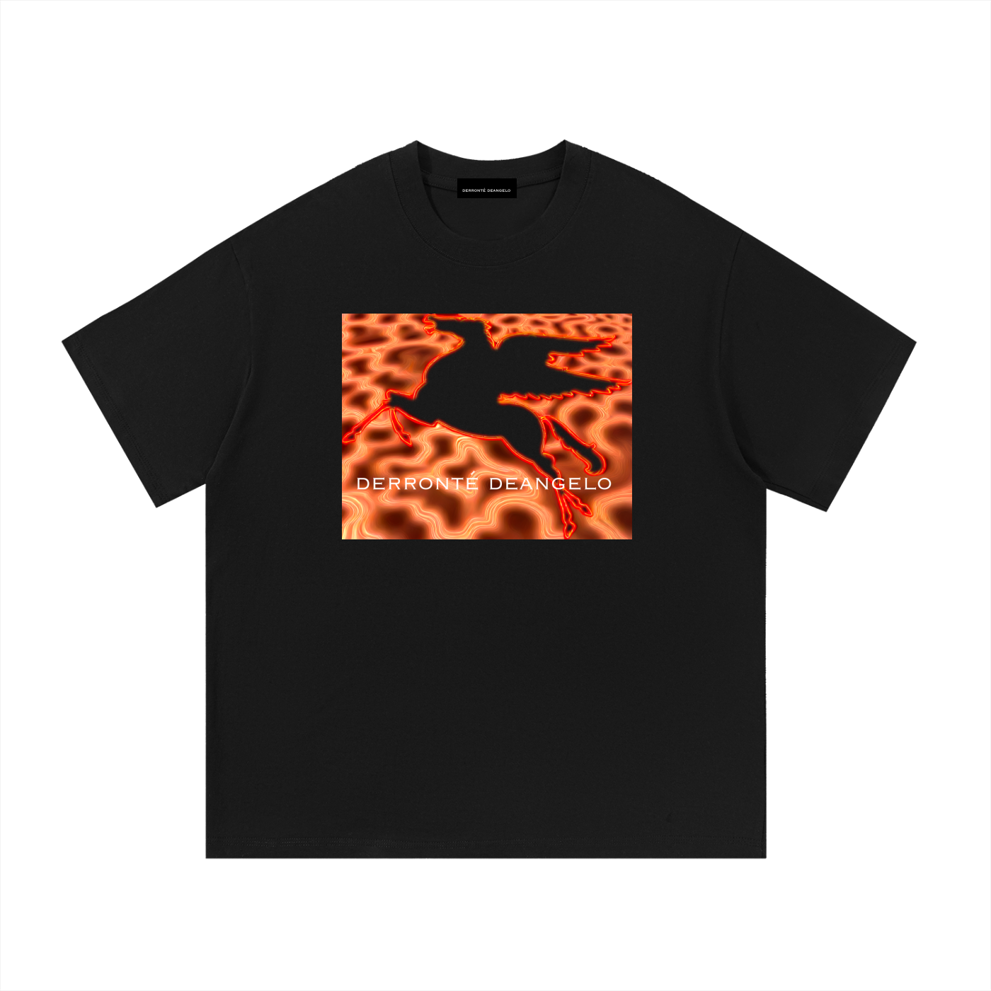 Molten Lava Cotton T-Shirt