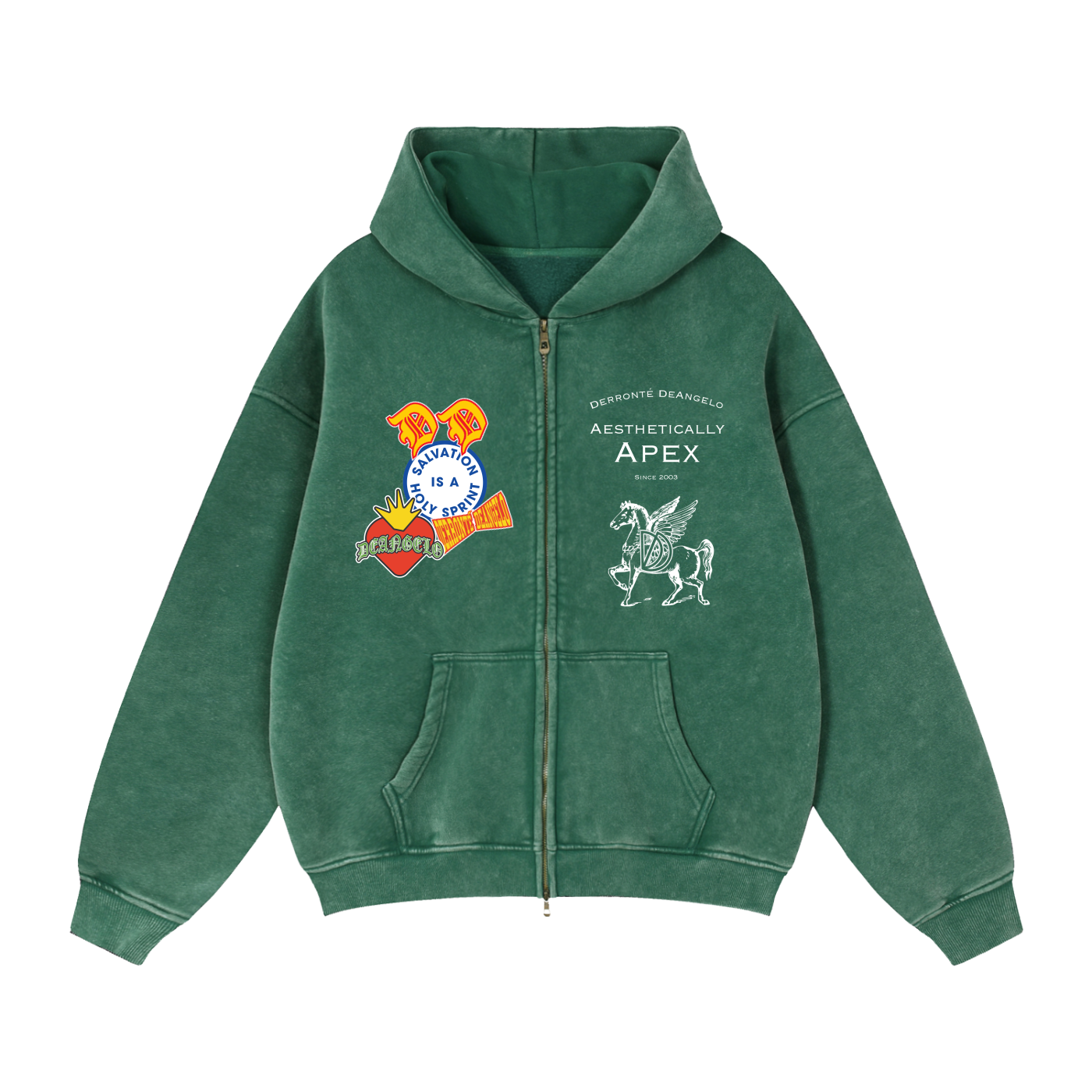 Patchwork Hoodie