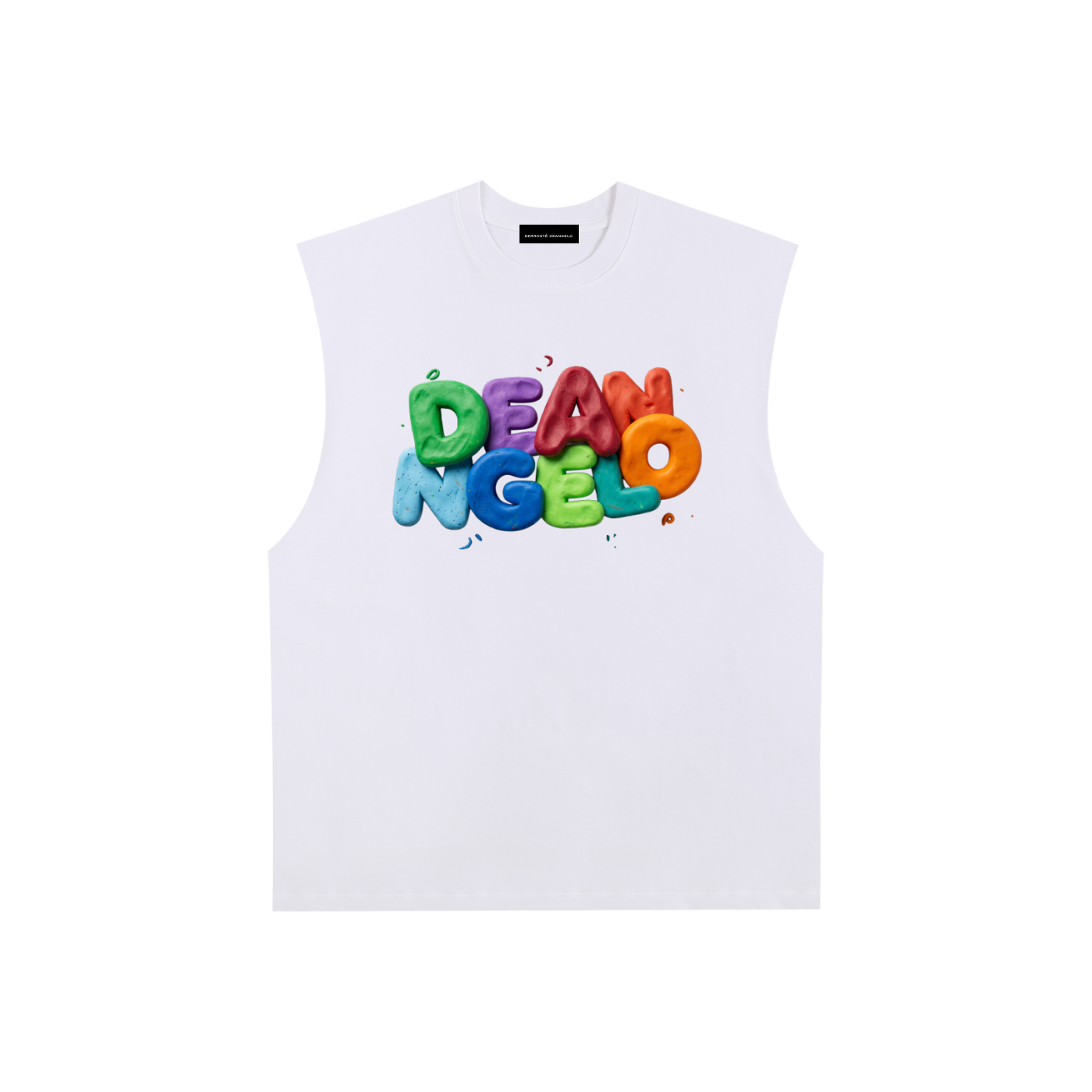 Raw Edge Clay DeAngelo sleeveless tee
