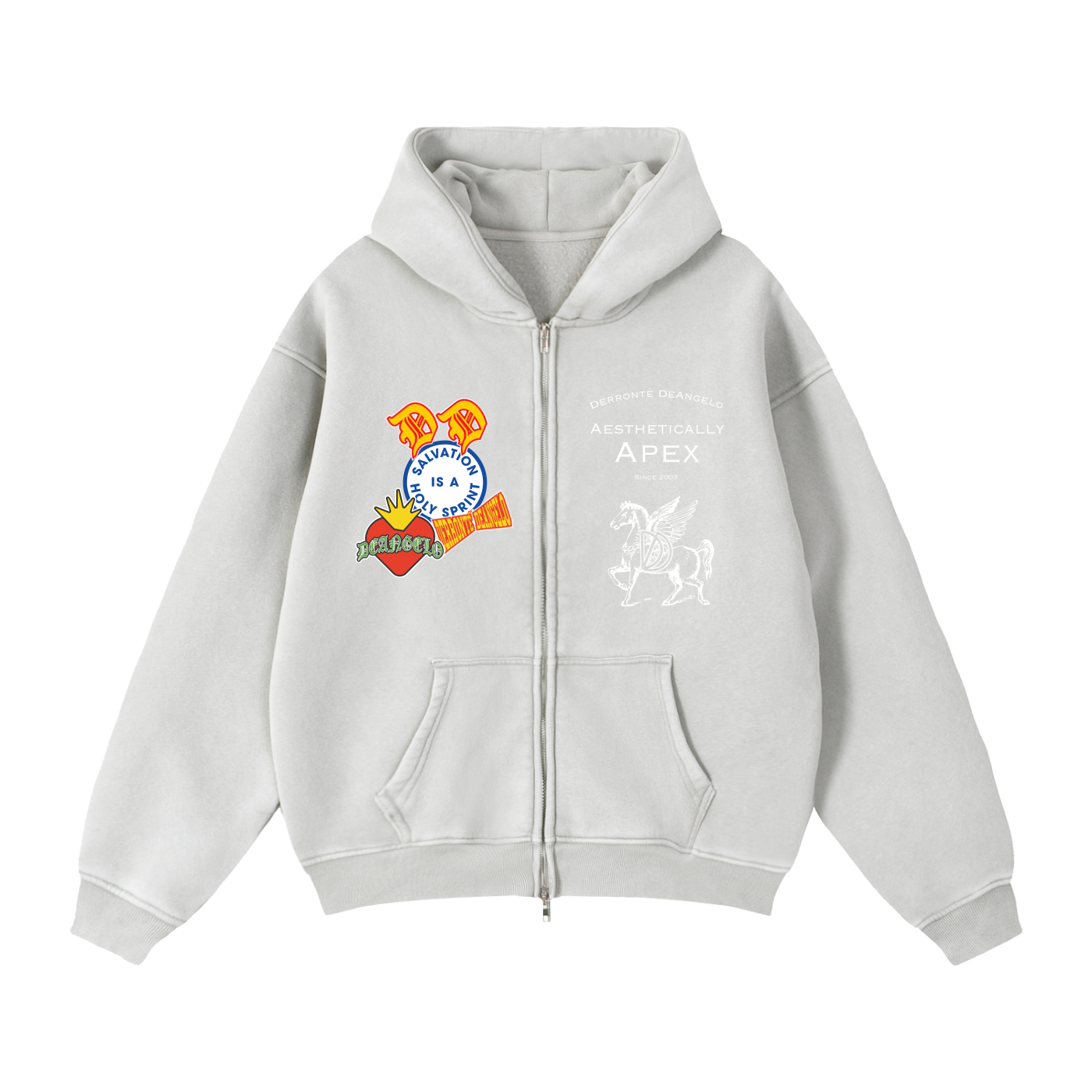 Patchwork Hoodie