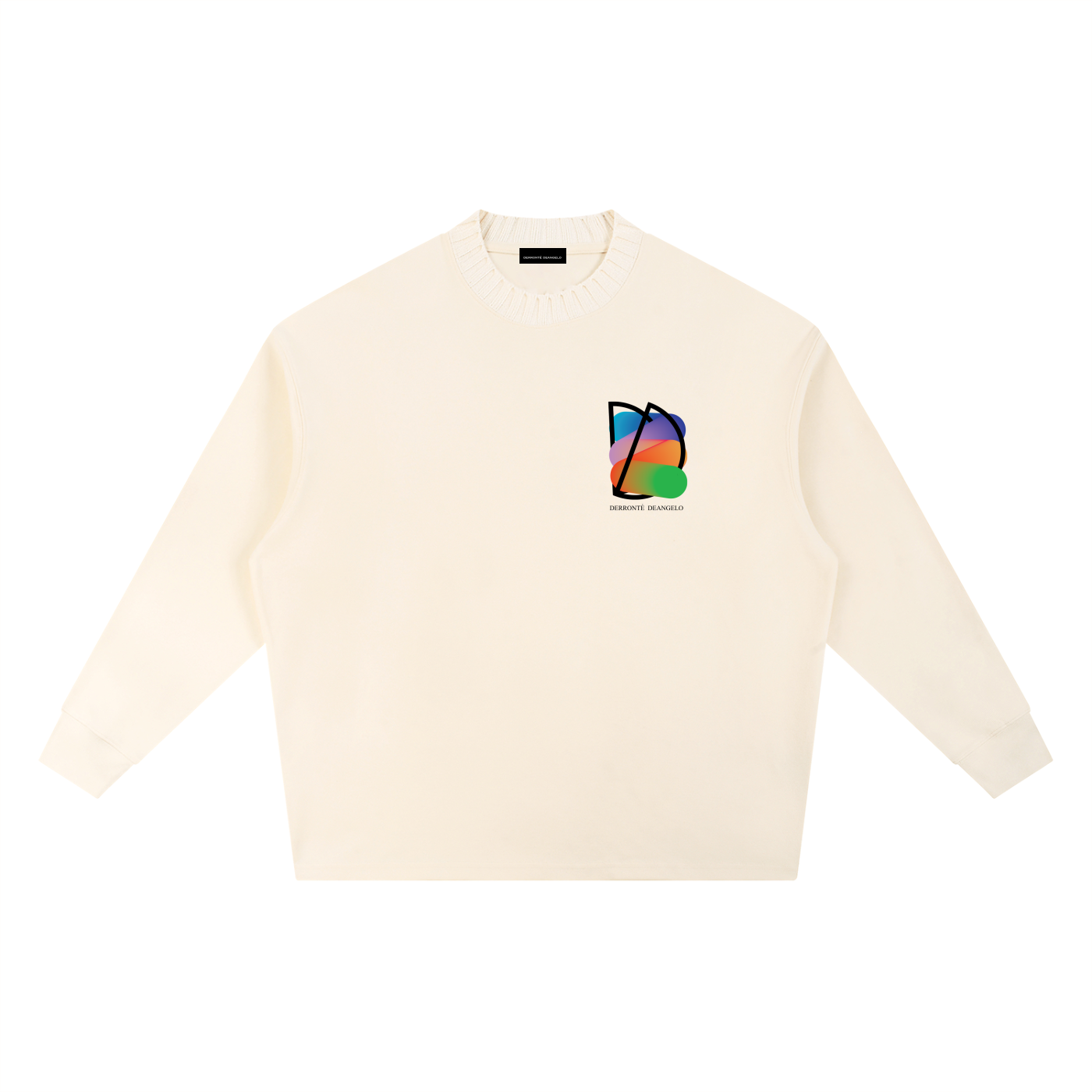 Knitted Round Neck Oversize Sweatshirt