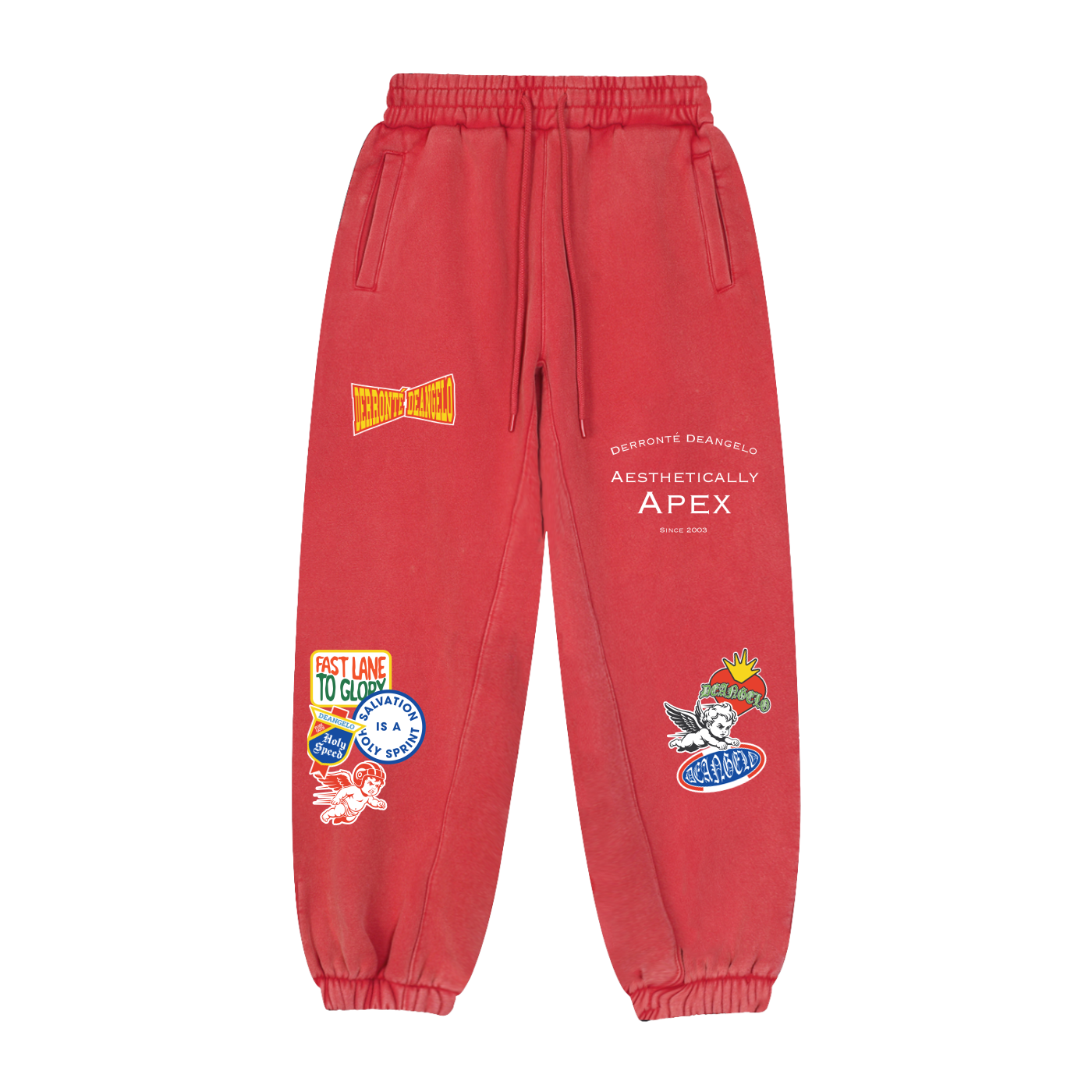 Patchwork Jogger Sweatpants