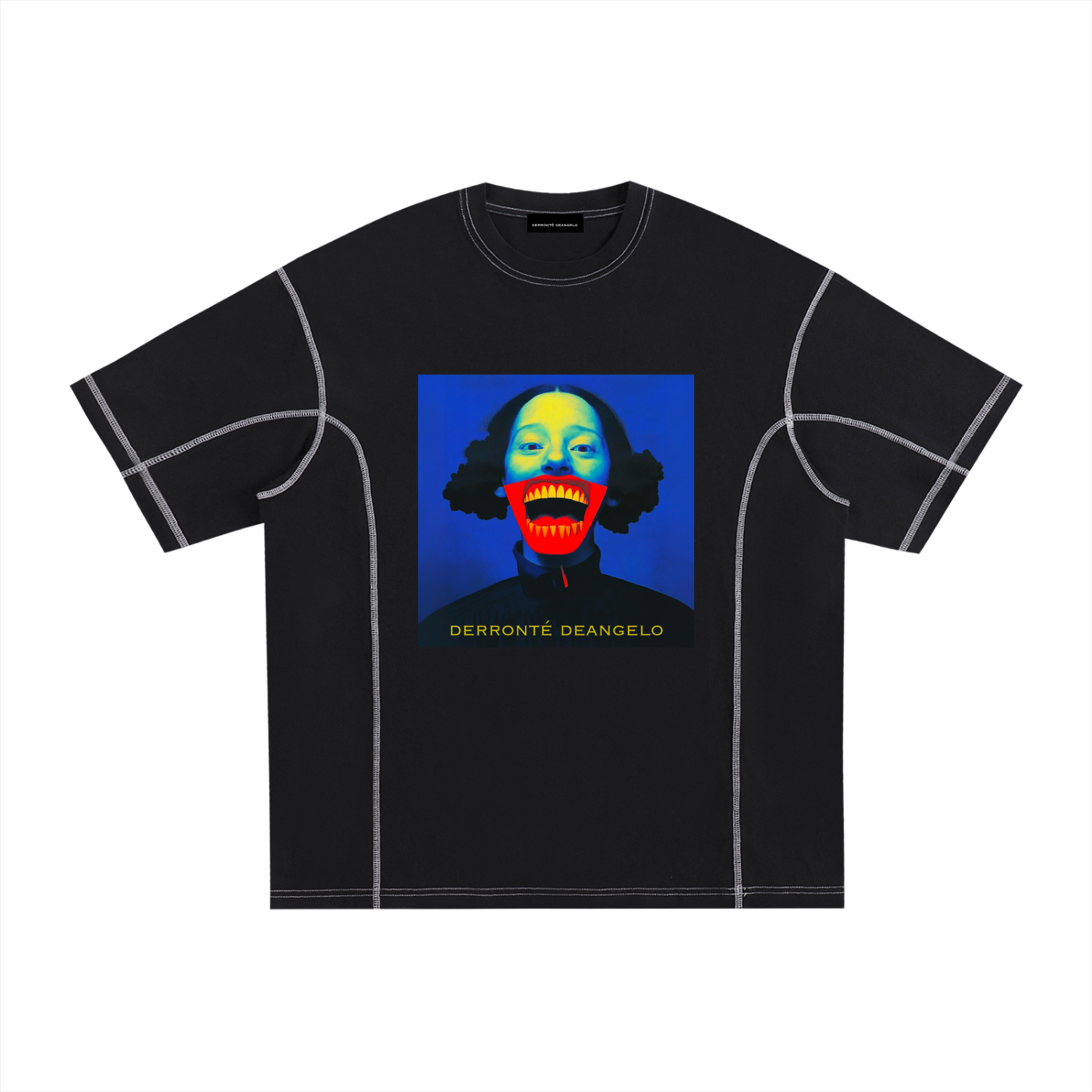 Screaming Contrast-Stitched T-Shirt