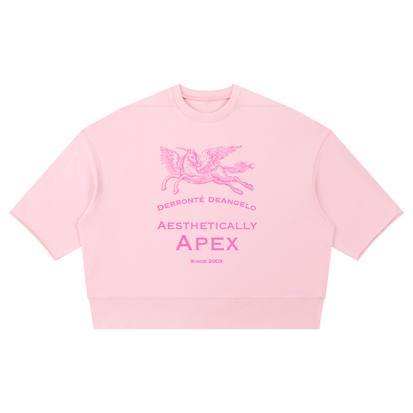Dancing Pegasus Raw Edge T-Shirt