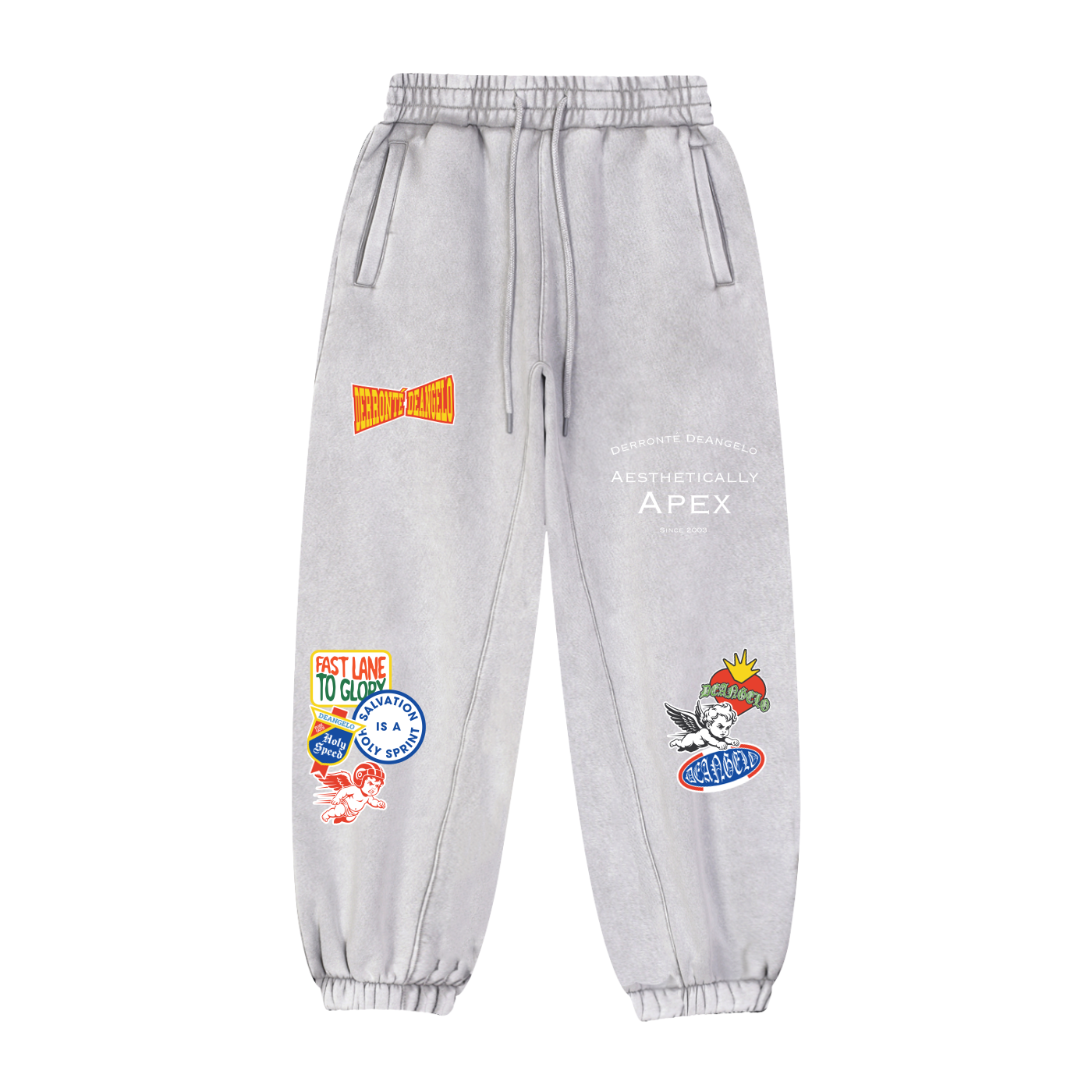 Patchwork Jogger Sweatpants