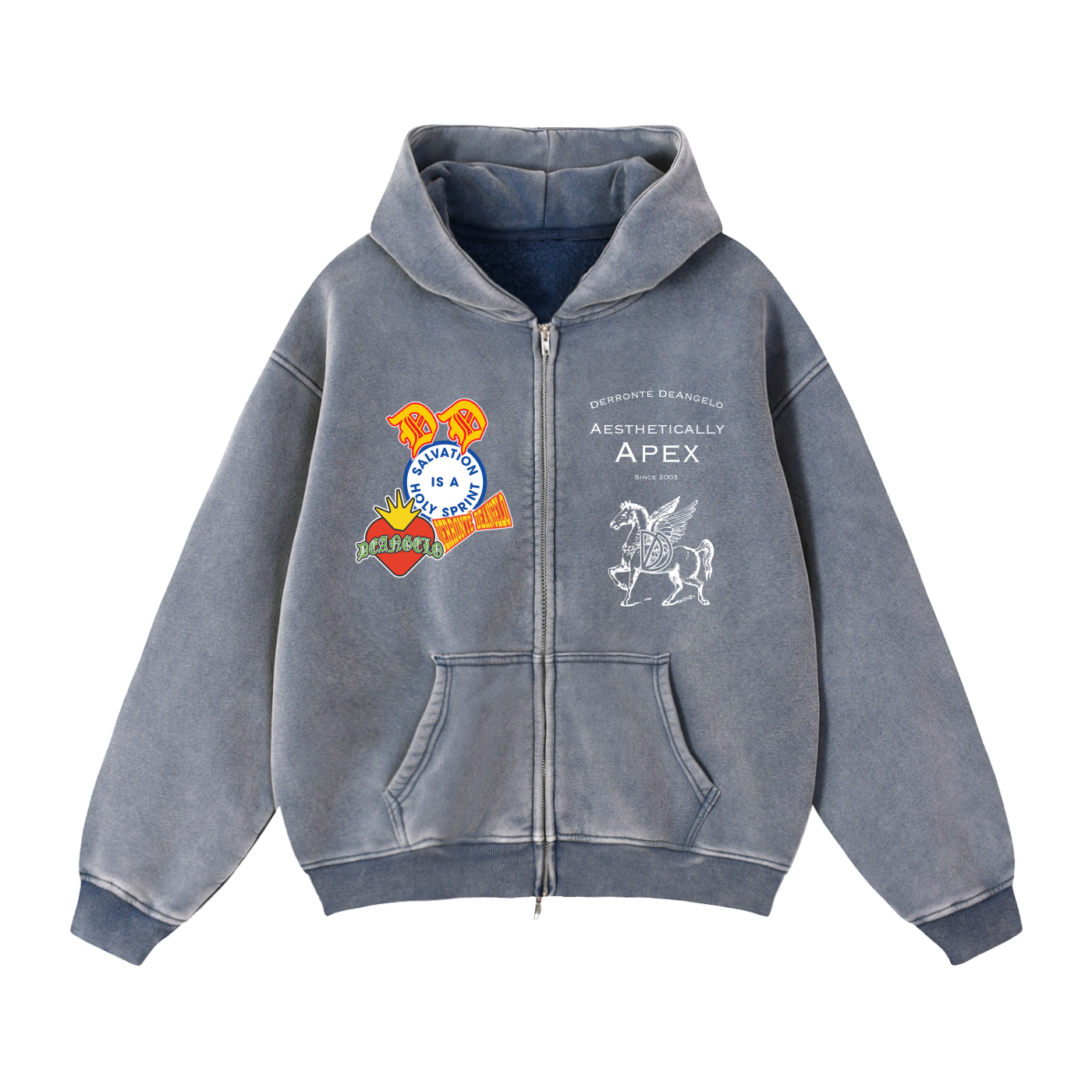 Patchwork Hoodie